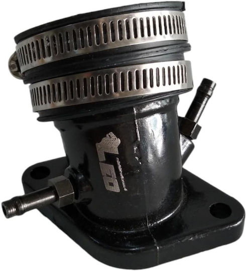 Vergaser-Ansaugstutzen Crypton 135 Motorradvergaser 28-32mm 2 Schrauben Rundkörper Motorradvergaser Leo