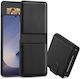 Tech-Protect Brieftasche Silikon / Synthetisches Leder Schwarz (Galaxy Z Flip6)
