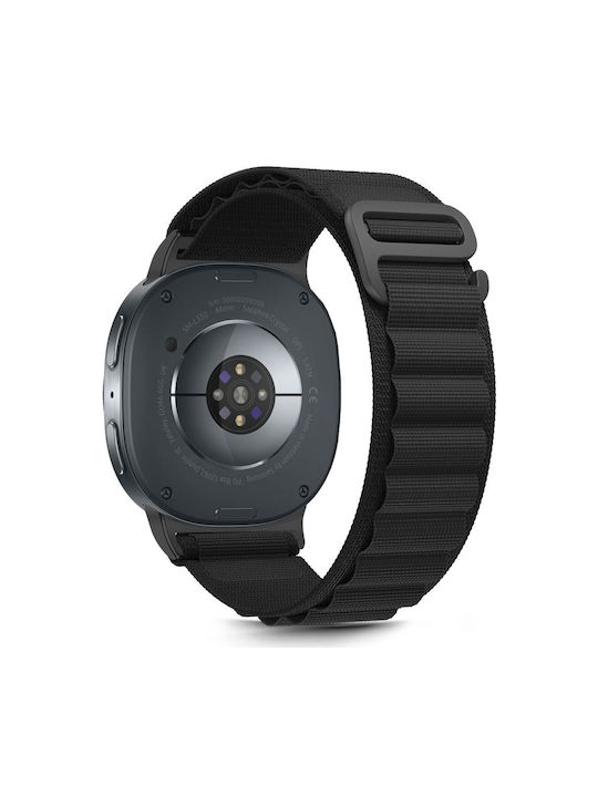 Tech-Protect Λουράκι Υφασμάτινο Μαύρο (SAMSUNG WATCH 8, CLASSIC)