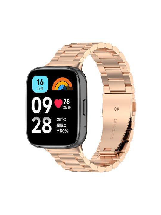 Strap Stainless Steel Rose Gold (Redmi Watch 3 Active)