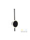 Pakketo Terzia Modern Lamp Wall with Integrated LED and Switch Black 13x40cm
