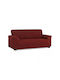Sofazip Elastische Abdeckung für Dreisitziges Sofa Red 230εκ. 1Stück