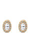 Metrongold Earrings made of Gold 18K with Diamond