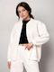 Damen Sweatshirtjacke Graphite