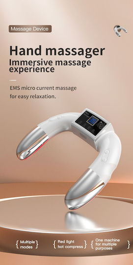Verk Group Massage Device for the Neck, the Body & the Hands with Heating Function Red