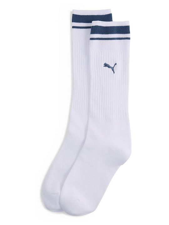 PUMA Heritage Stripe Athletic Socks White 1 Pair