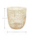 Polihome Set of Decorative Baskets Straw 35x35cm 2pcs