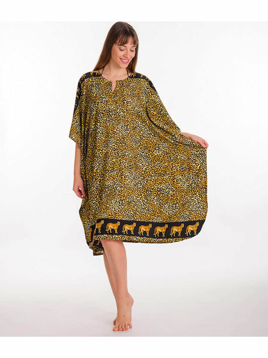 Rima Beachwear Women's Caftan Beachwear Brown-b...