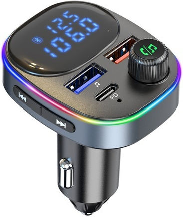 Philips FM Car Transmitter with Type-C / USB / Bluetooth