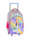 Ball Team School Bag Trolley Elementary Pink 30 x 14 x 44cm