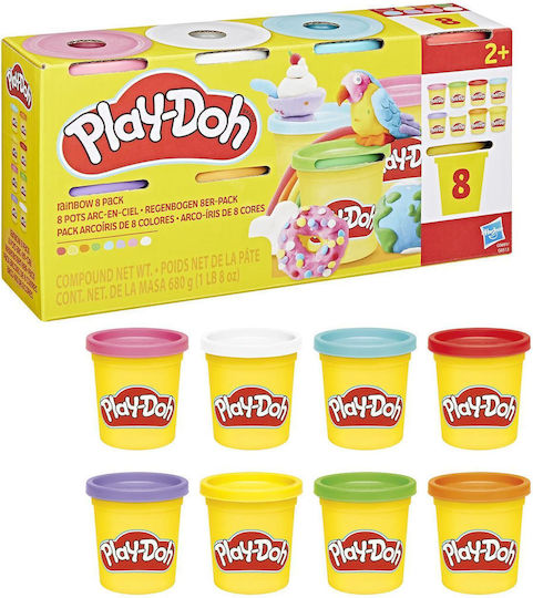 Hasbro Play-Doh 8 Aluaturi de Modelare Plasticină Play-Doh pentru 3+ Ani