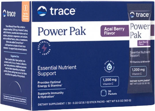 Trace Minerals Power Pak Rodie 30 pliculețe