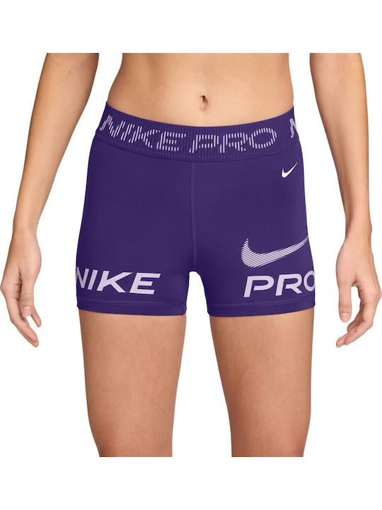 Nike Dri-Fit Обучение Женски Шорти легинси Лилав