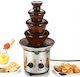 Brown Chocolate Fountain with 3 Flats 175W 46cm