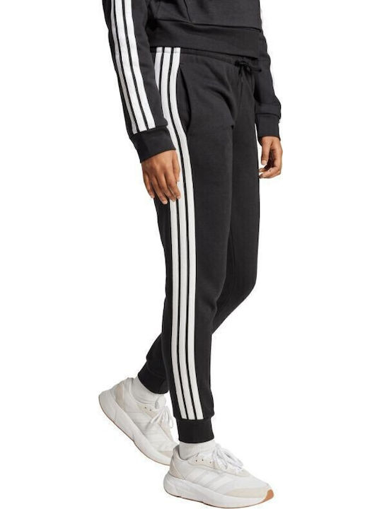 Performance Jogginghose Ausgestellt Vlies Schwarz