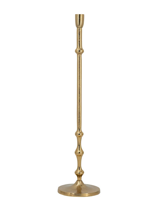Artekko Κηροπήγιο Μεταλλικό σε Χρυσό Χρώμα 14x59.7x14εκ.