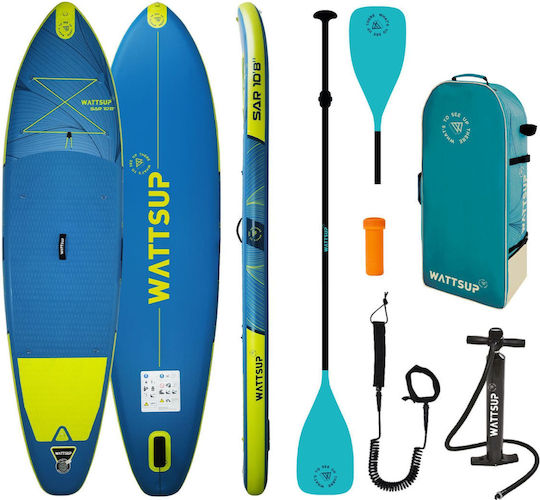 SCK Wattsup Φουσκωτή Σανίδα SUP με Μήκος 3.25m Μπλε