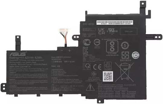 Asus B31n1842 Li-Ion Batterie 3550mAh 3 Zellen 11,52V
