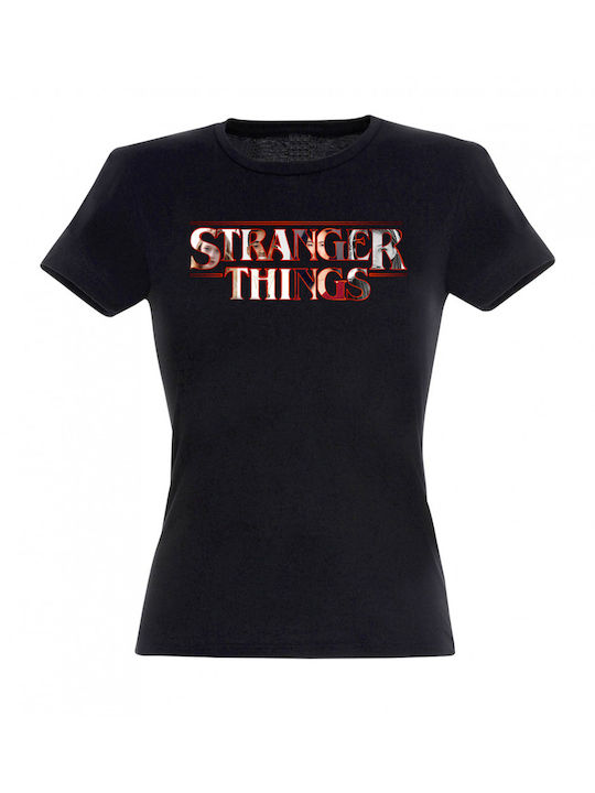 Μπλούζα Μακό Lux In Tenebris Ποιότητας Premium Τύπωμα Stranger Things Characters Μαύρο Μπλούζα Μακό Lux In Tenebris Ποιότητας Premium Τύπωμα Stranger Things Characters Μαύρο