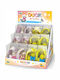 Breloc Duck Curea din Silicon Alb Galben Set 12 Bucăți Display