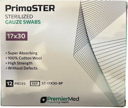 PremierMed Γάζες 17x30cm 12τμχ PremierMed Γάζες 17x30cm 12τμχ