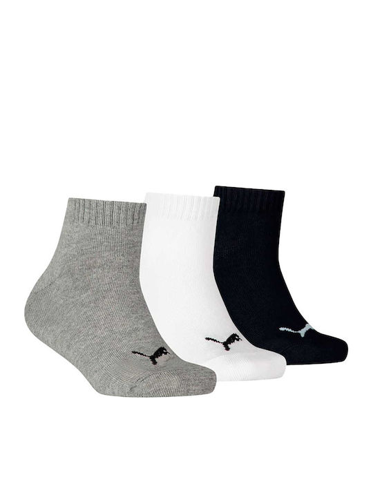 PUMA Kindersocken Blue, White, Grey 3 Paar
