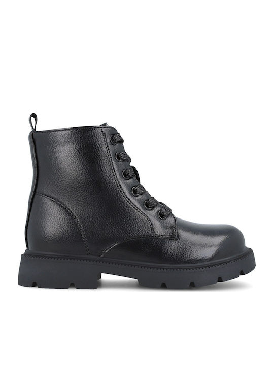 Garvalin Kinderstiefel mit Reißverschluss Schwarz