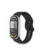 Tech-Protect Curea Silicon Negru (Smart Band 8 / Smart Band 9 / Smart Band 10)