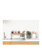 Επιτραπέζια Βάση Bamboo 55.5x20x21εκ. Ασημί