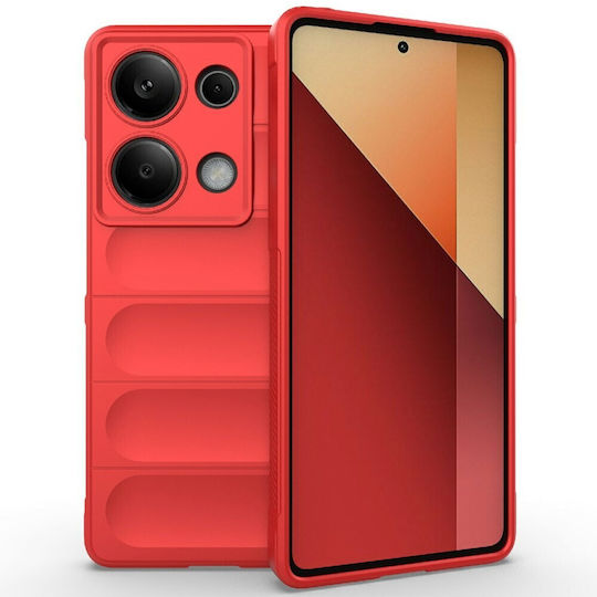 Magic Shield Back Cover Σιλικόνης Κόκκινο (Redmi Note 14S)