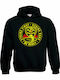 Premium Hoodie der Firma Lux In Tenebris – Kapuzenpulli mit Taschen Bedruckte Blusen Logo Cobra Kai