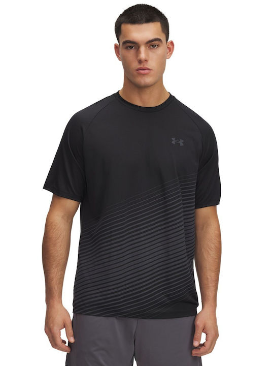 Under Armour Αθλητικό T-shirt Μαύρο