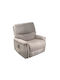 Cloud Xxl Фотьойл Relax С поставка за крака Екрю 35x92x110см