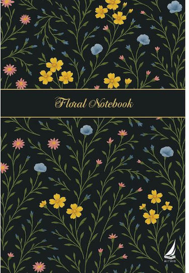Spirale Schulheft 4F A4 120Blatt Floral Notizbuch Verschiedene Designs Ägäis