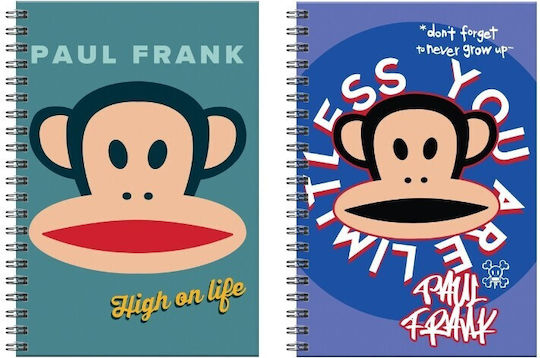 Back Me Up Schulheft Spirale A4 2 Schulfachhefte Paul Frank 376-00402