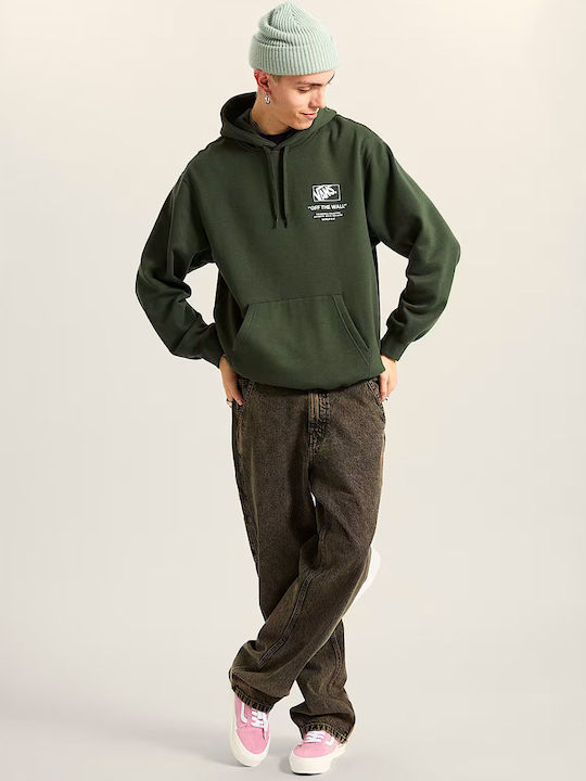 Vans Stockpile Суитшърт с Качулка Каки