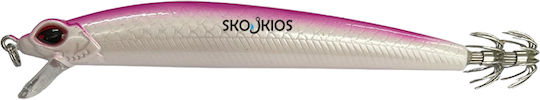 Squid Jigs Cinnetic Kraken 110 #12 Glow Roz Fluorescent