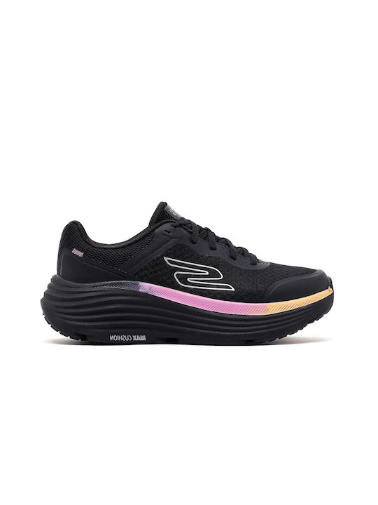Skechers Max Cushioning 129470-BKPK Γυναικεία Αθλητικά
