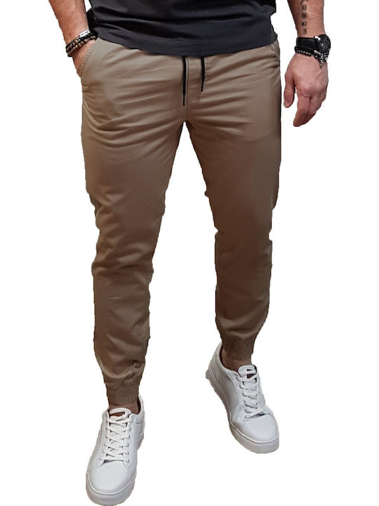 Jack & Jones Παντελόνι Φόρμας Μπεζ