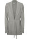 Isela Γυναικεία Ζακέτα Πλεκτή Light Grey