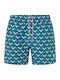 Men's Swimwear Shorts 551/blue with Patterns