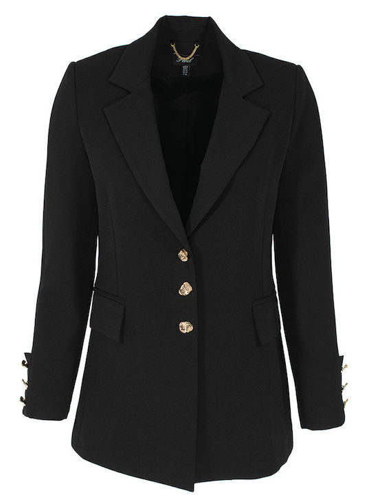 Forel Women's Waisted Blazer Black