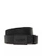 Gethon Men's Belt Leather Black