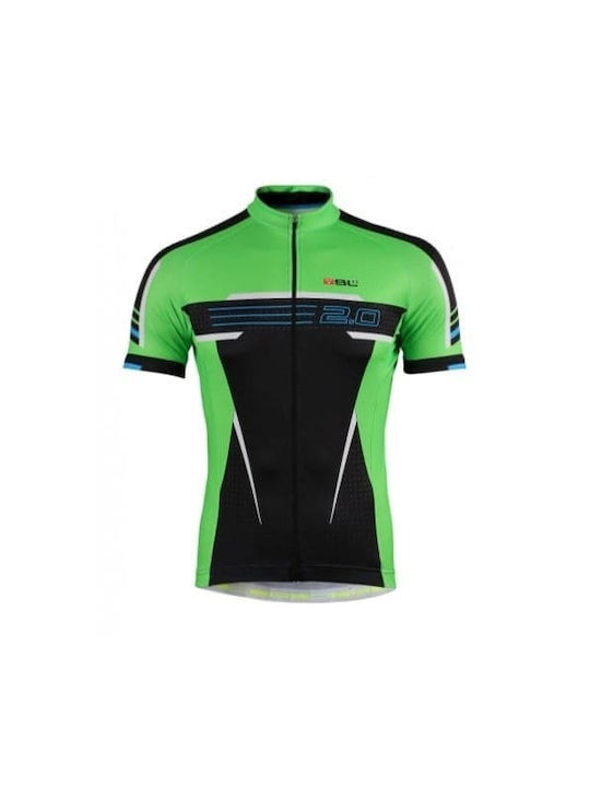Bicycle Line Short Sleeves Cycling Jersey Green