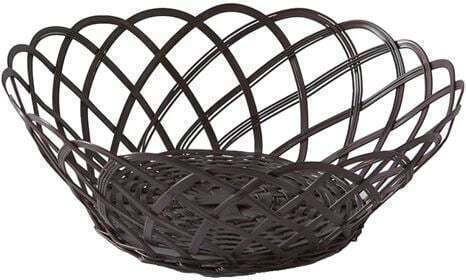 Pols Potten Fruit Bowl Metallic Black 28x20x10cm