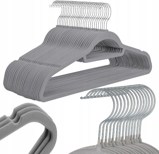Verk Group Schrankbügel für Hosen Metallisch Gray 20Stück