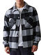 Mânecă Lungă Overshirt Negru