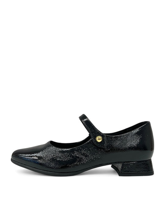 Ragazza Pantofi cu toc cu Curea Black/Lu