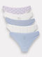 Damen Slip MultiPack Light Blue/White