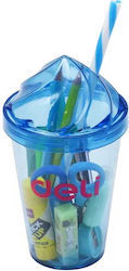 Plastikbecher Deli Gefüllt 10 Stück Verschiedene Promo Back To School Blau Plastikbecher Deli Gefüllt 10 Stück Verschiedene Promo Back To School Blau